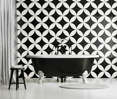 Top 10 Black and White Patterned Tiles